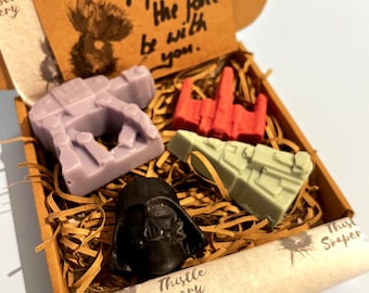 Star Wars Inspired Mini Soap Set: Handmade Vegan Cruelty-Free Soaps