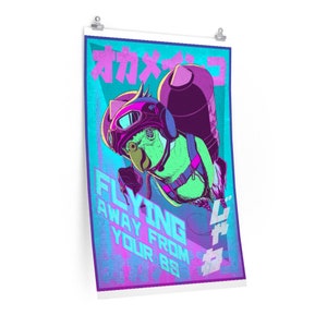 Cartel mate premium - CyberpunkPets - Volando Lejos