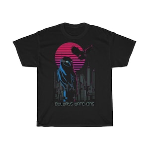 CyberpunkPets - LIMITED BLACK Owlways Watching T-Shirt Unisex