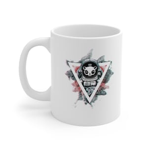 Coffee Mug - CyberpunkPets - Catstronaut
