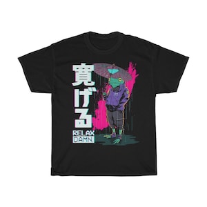 CyberpunkPets - Camiseta Premium Relax Damn Pink Strike Unissex