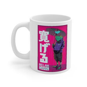 Coffee Mug - CyberpunkPets - Relax Damn.