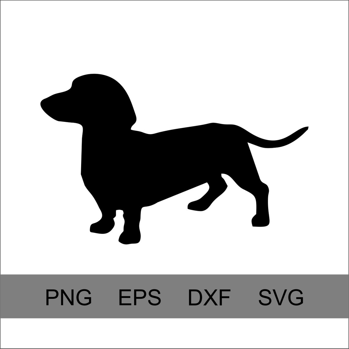 Dachshund Svg Dachshund Dxf Dachshund Silhouette Cutting | Etsy