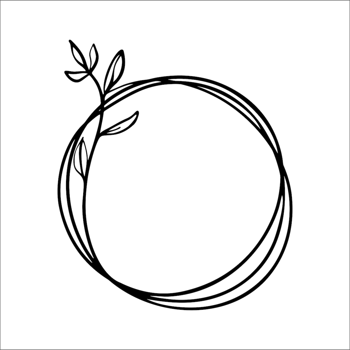 Kreis Rahmen Svg Kreis Rahmen Dxf