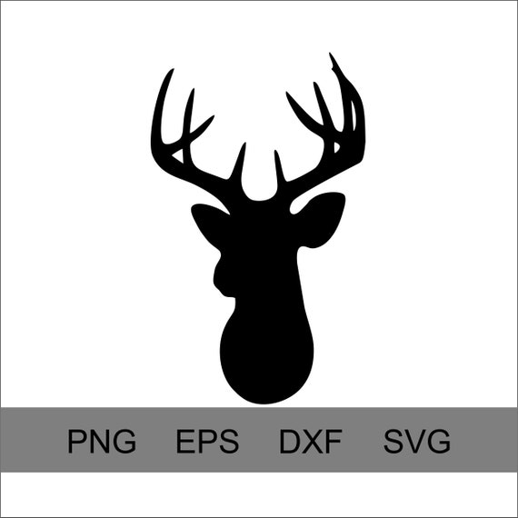 Download Deer Svg Deer Dxf Deer Head Svg Deer Png Cut Files Deer Etsy