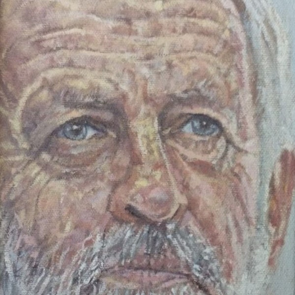 JEREMY CORBYN/Britse politicus/MO? Socialistisch/links/Fine Art/Olieverfschilderij/Portret/Origineel/Uniek/Gift/Wall Art/