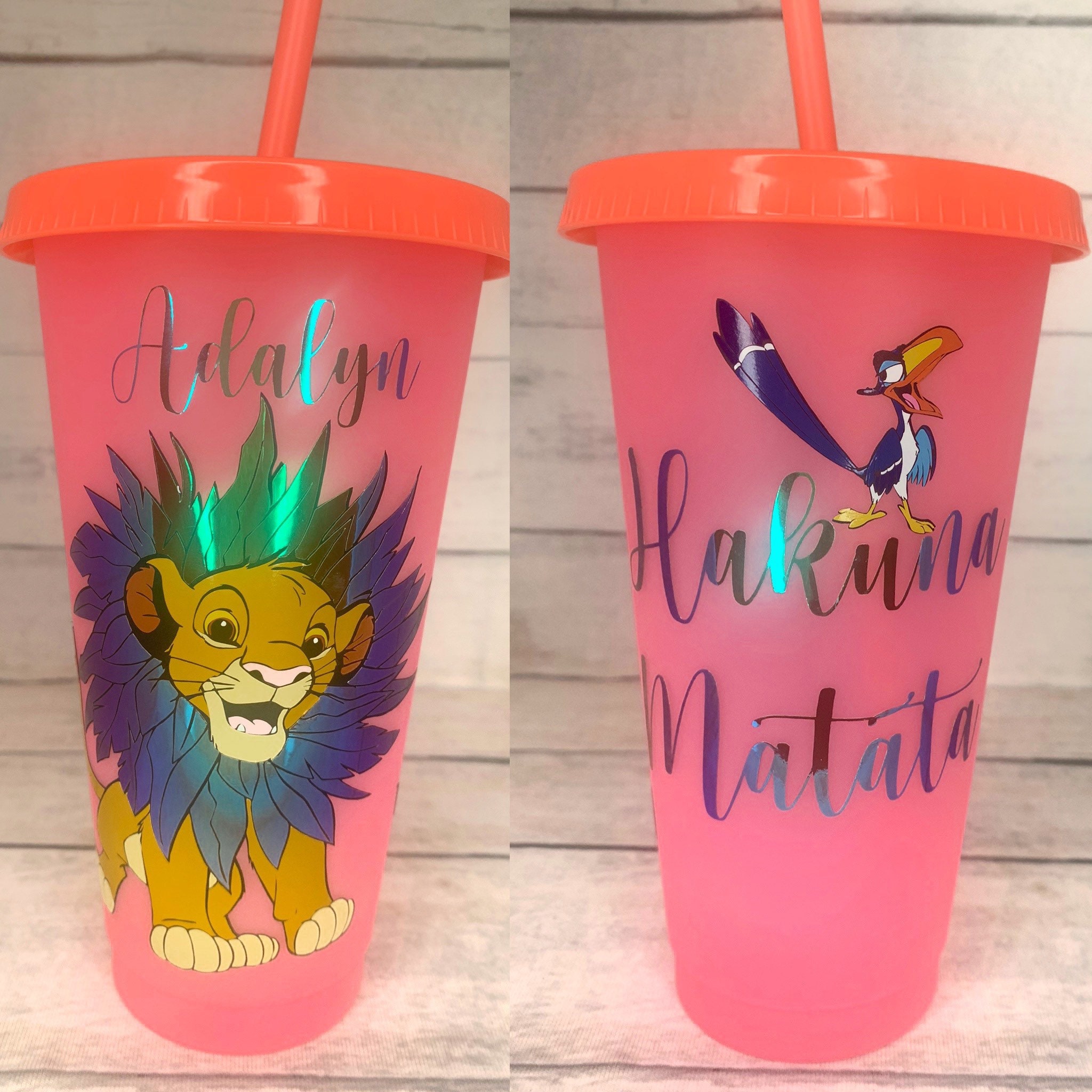 Disney Inspired Lion King Starbucks o Color Changing Cup Etsy España