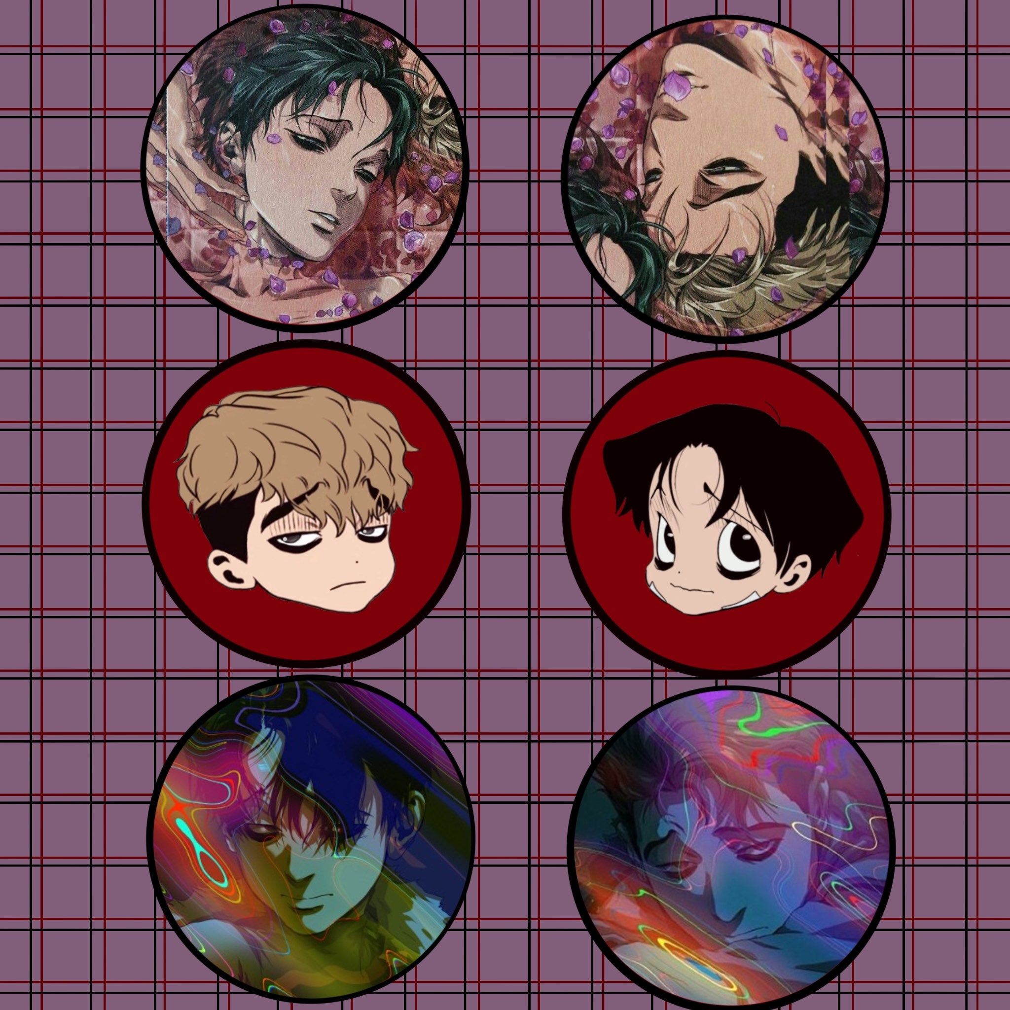 BL Words of Love: Killing Stalking – Stitch Pin Trader Pins