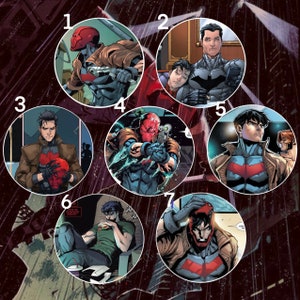 Jason Todd / Red Hood Buttons 44mm / 1.75 in