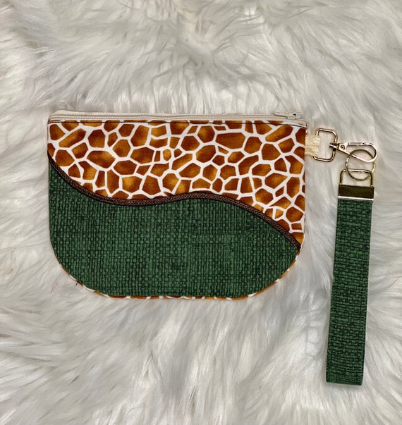Giraffe Print Wristlet - Etsy