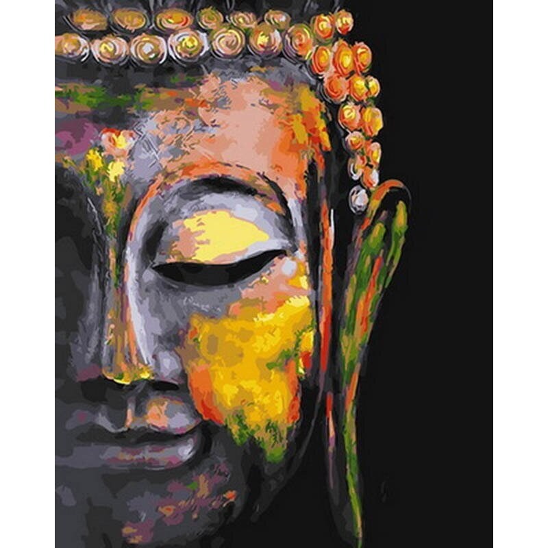 Malen Sie nach Zahlen DIY KIT Buddha Erwachsene Etsy
