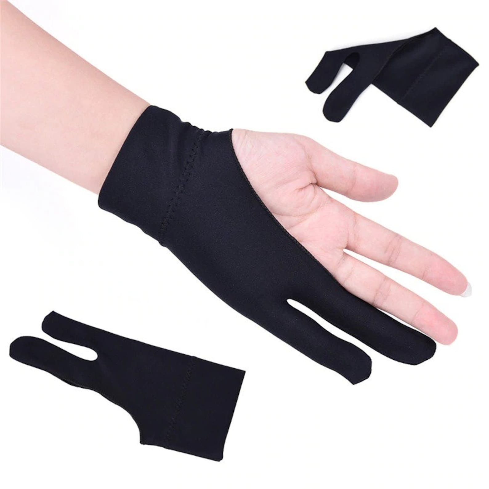 Two Finger Glove Painting Glove Digital Artist Glove Etsy
