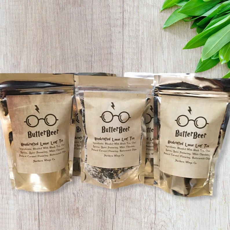 Hogwarts Butterbeer Inspired Bookish Tea Butter brew butter Etsy