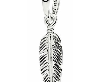 Authentic Pandora Feather Charm Pandora 