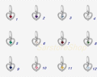 New Authentic Pandora Heart Birthstone 