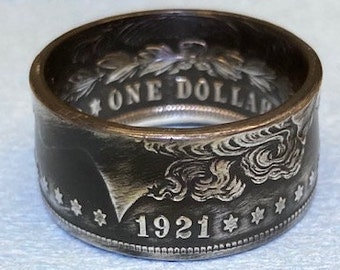 From Coins 2 Rings. Rings made from real coins.