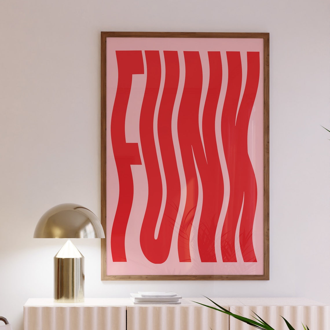 Wavy Funk Print | Music Poster | Wall Art | A5 A4 A3 | Bold ...