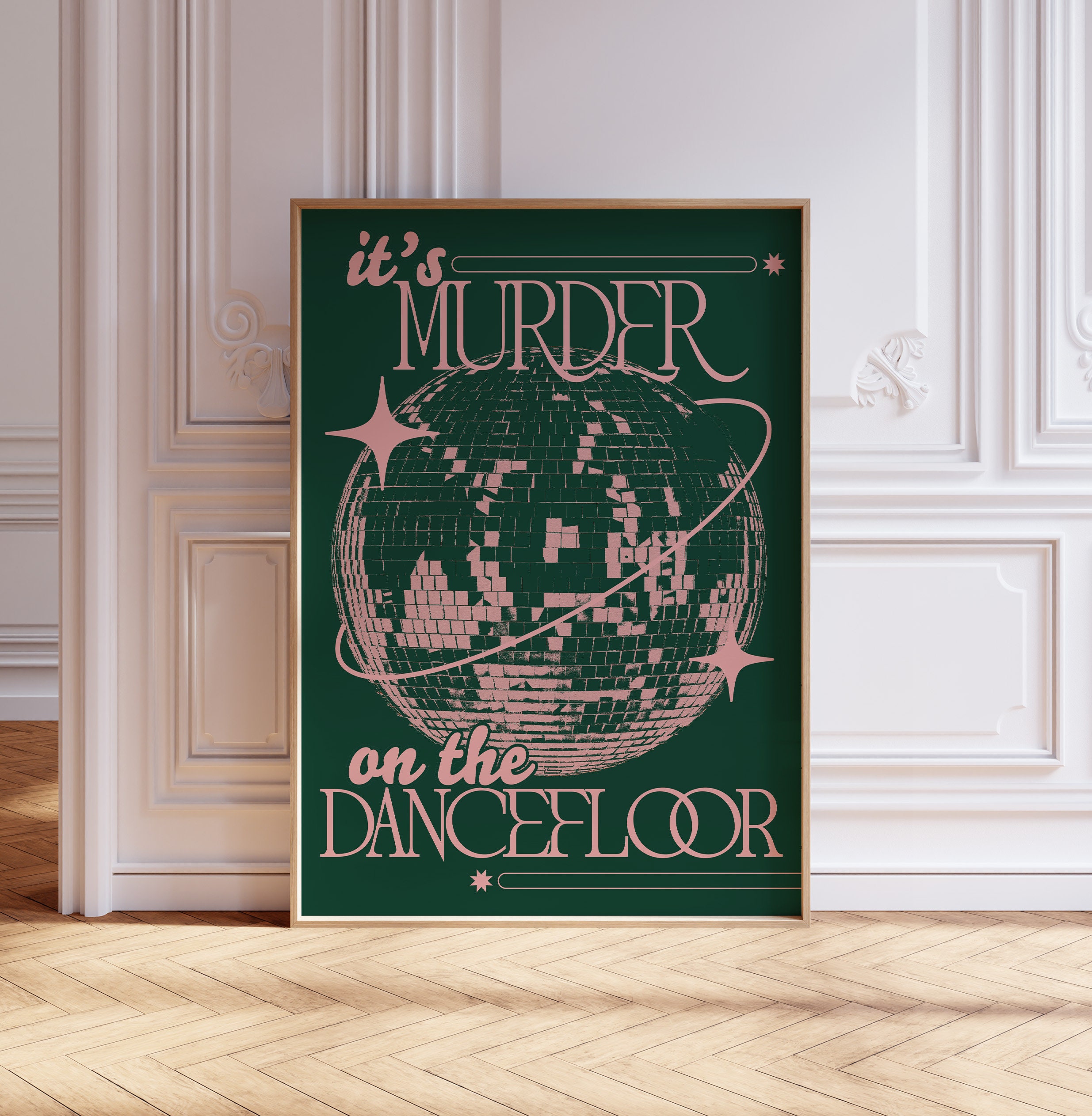 MURDER ON THE DANCEFLOOR ポスターフレーム付き30×40 MURDER ON THE DANCEFLOOR ポスターフレーム付き30×40（It's
