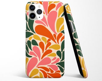 Flourish Phone Case | iPhone | Samsung | Phone Accessories | Bold | Patterned | Mobile Cover | Tough Case | Funky | 90s | Groovy | Floral