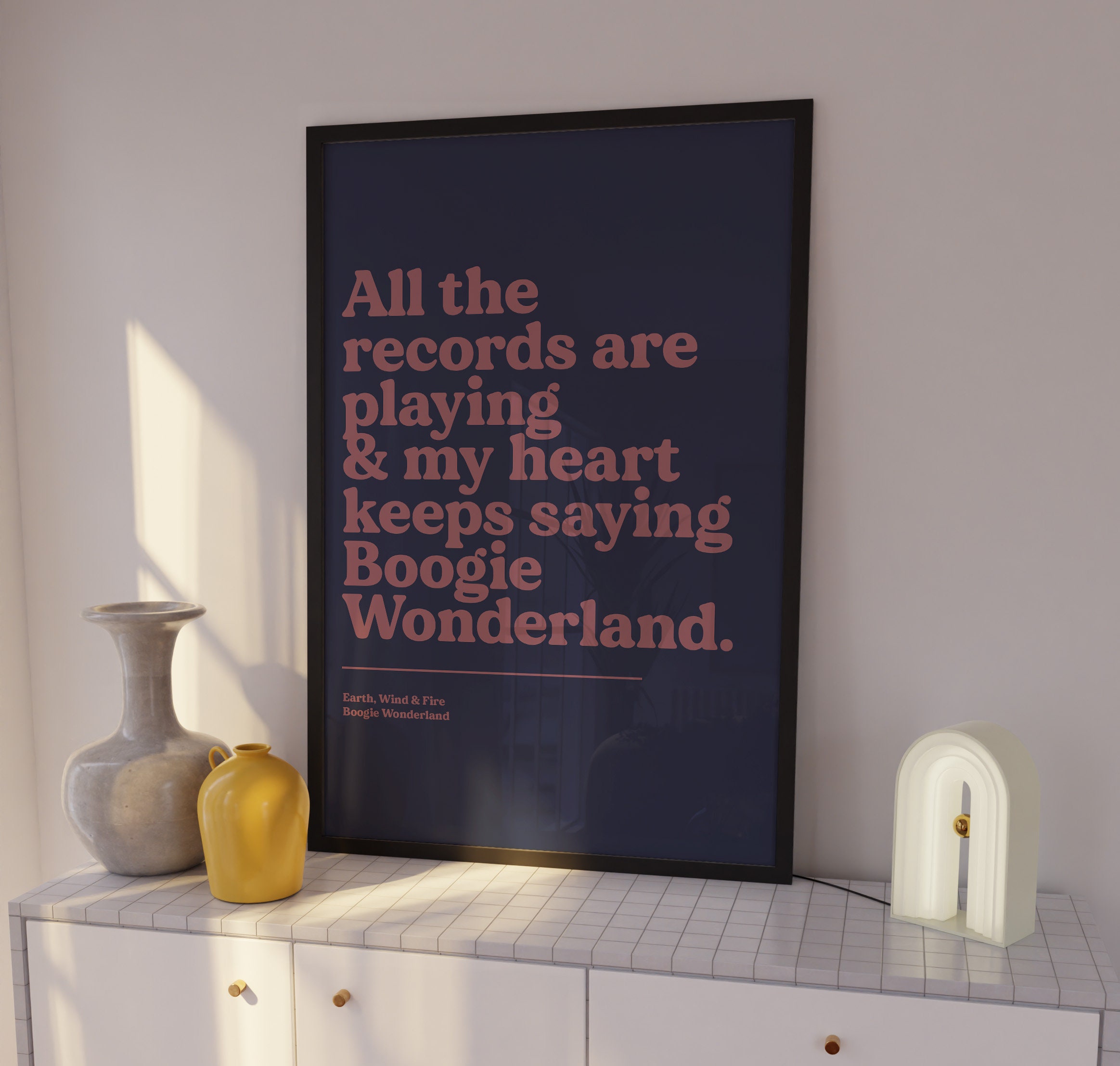 Custom Song Lyric Print Music Poster Wall Art A5 A4 A3 - Etsy