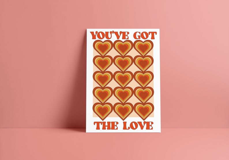 You've Got the Love Music Poster Wall Art A5 A4 A3 Etsy