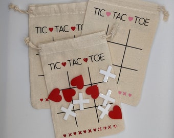 Personalized Valentine Tic Tac Toe Gift Bags