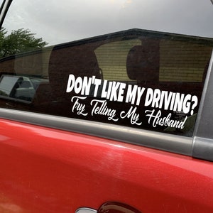 Don’t like my driving