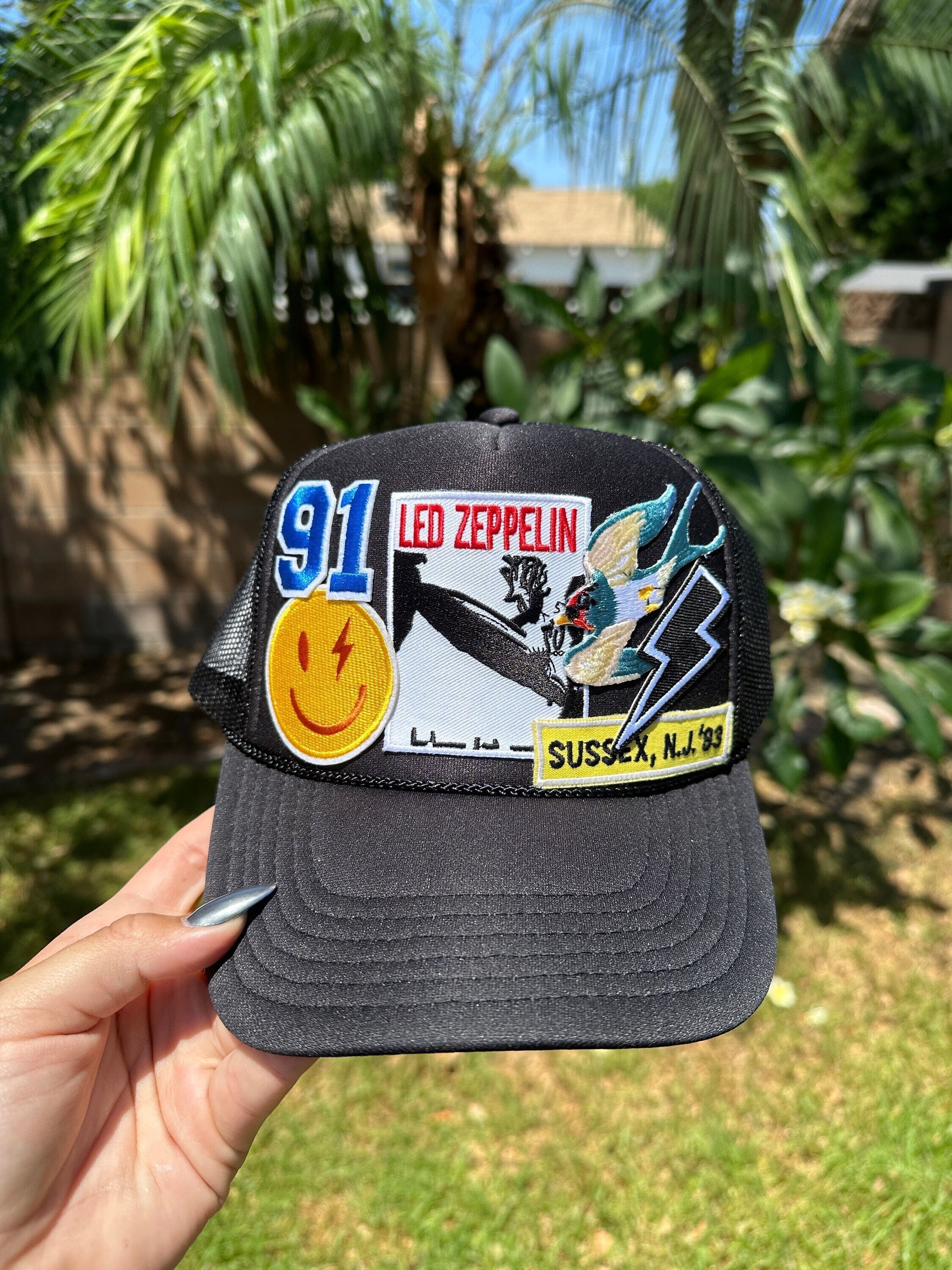 Vans led zeppelin shop cap