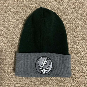 Grateful Dead winter hat - Grateful Dead beanie hat - Steaie warm hat Dead and Co. hat  - embroidered Grateful Dead hat - Licensed by Sundog