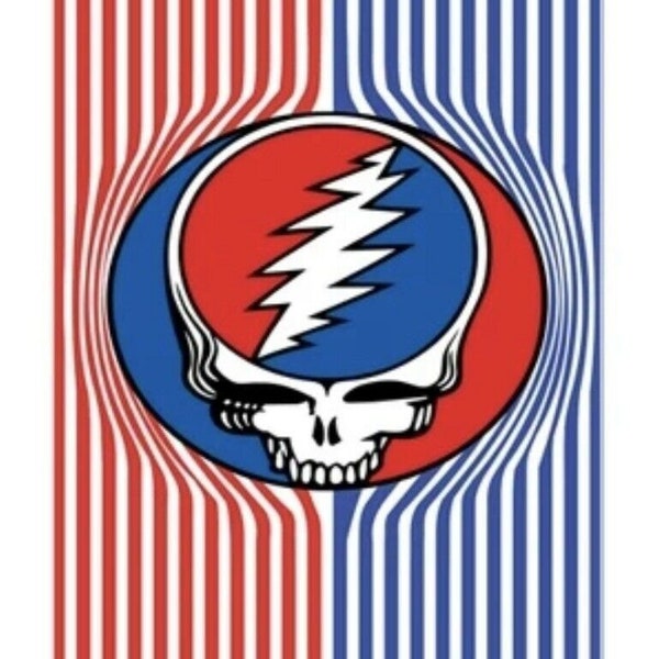 Grateful Dead Beach Towel - Stealie towel - Dead & Company gift - Steal Your Face pool towel - Grateful Dead Towels - Licensed by Ramatex