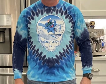 Grateful Dead Shred Bears Long Sleeve tie dye shirt  Grateful Dead snow boarding long sleeve shirt (sizes sm, med, large, XL and 2XL