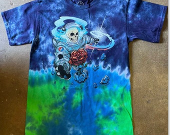 Dead and Company Las Vegas Sphere Shirt Vegas zeigt Dead & Company Dead Spaceman Tie Dye Shirt -Spaceman Grateful Dead Shirt DEAD HEAD Shirt