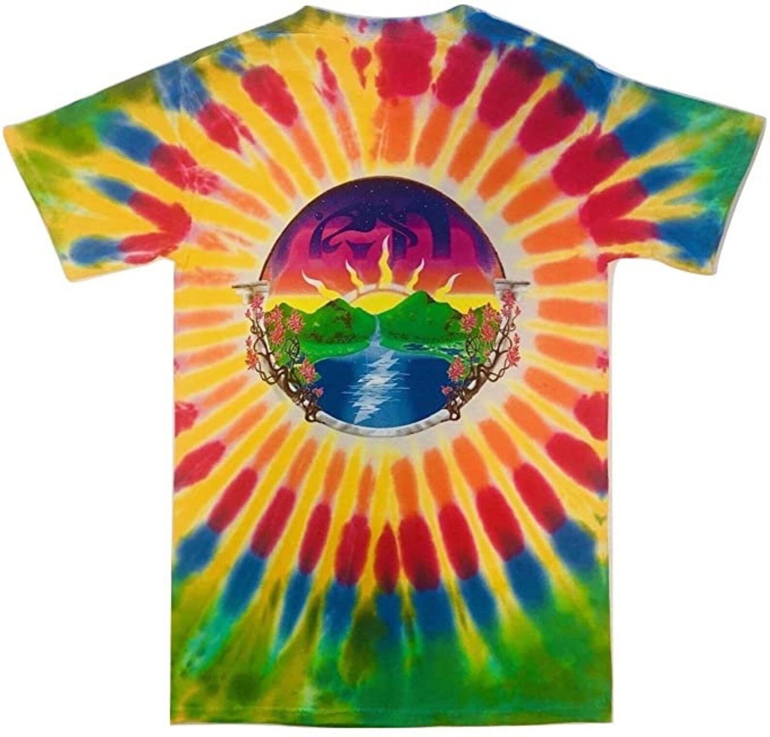 Grateful Dead Sunrise tie dye shirt Dead Head tie dye shirt | Etsy