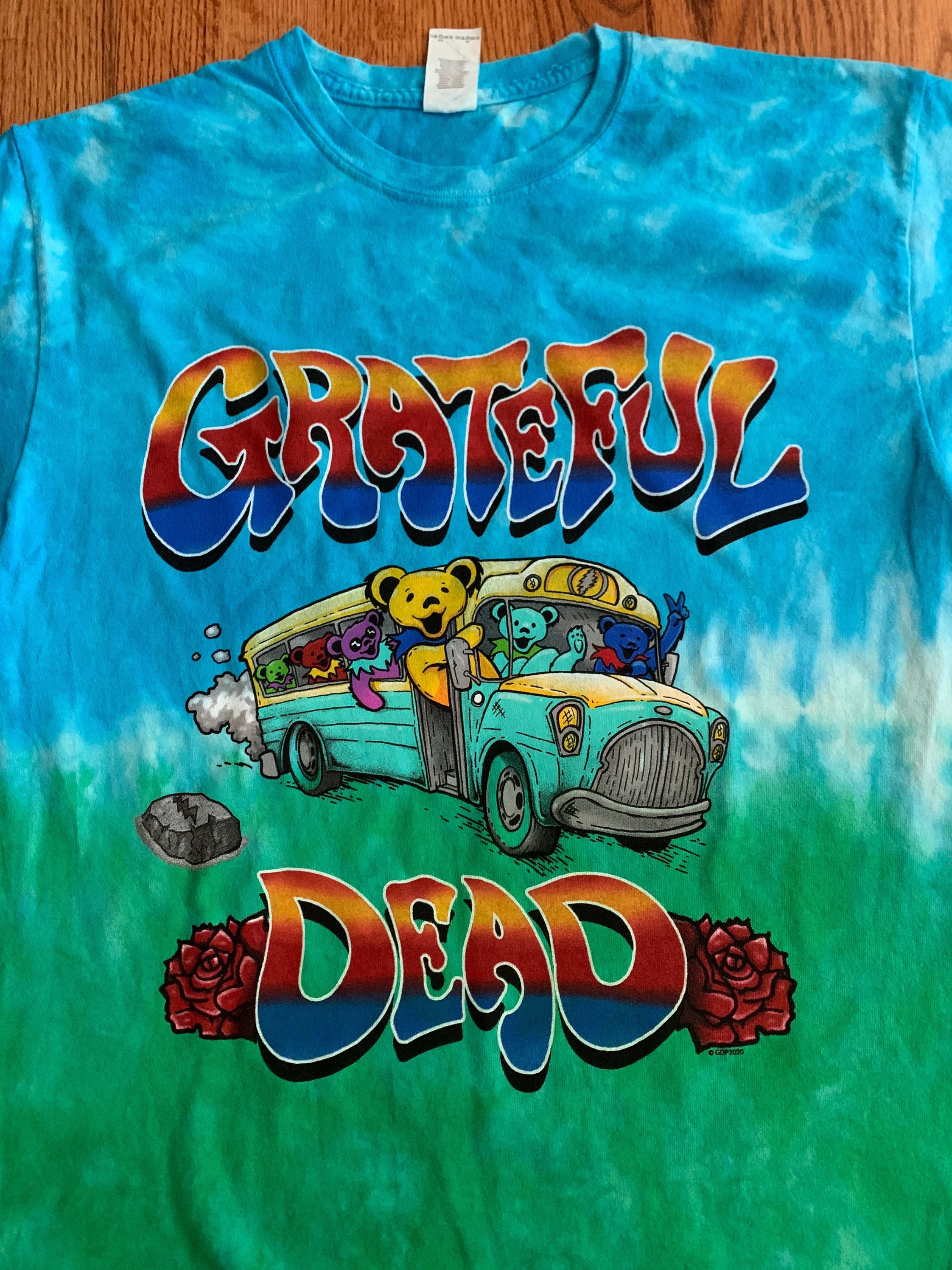 Grateful Dead Dancing Bear Bus Shirt - Perfect for Dead Grateful Dead Dancing Bear Bus Shirt - Perfect for Dead