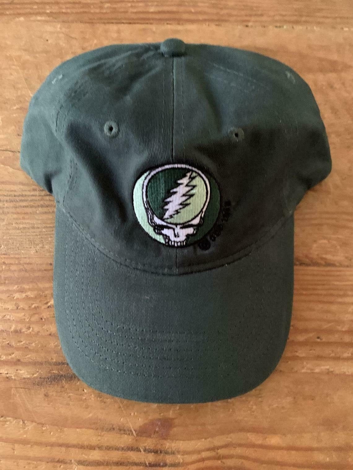 Grateful Dead Hat - Grateful Dead Green Steal Your Face Hat -green