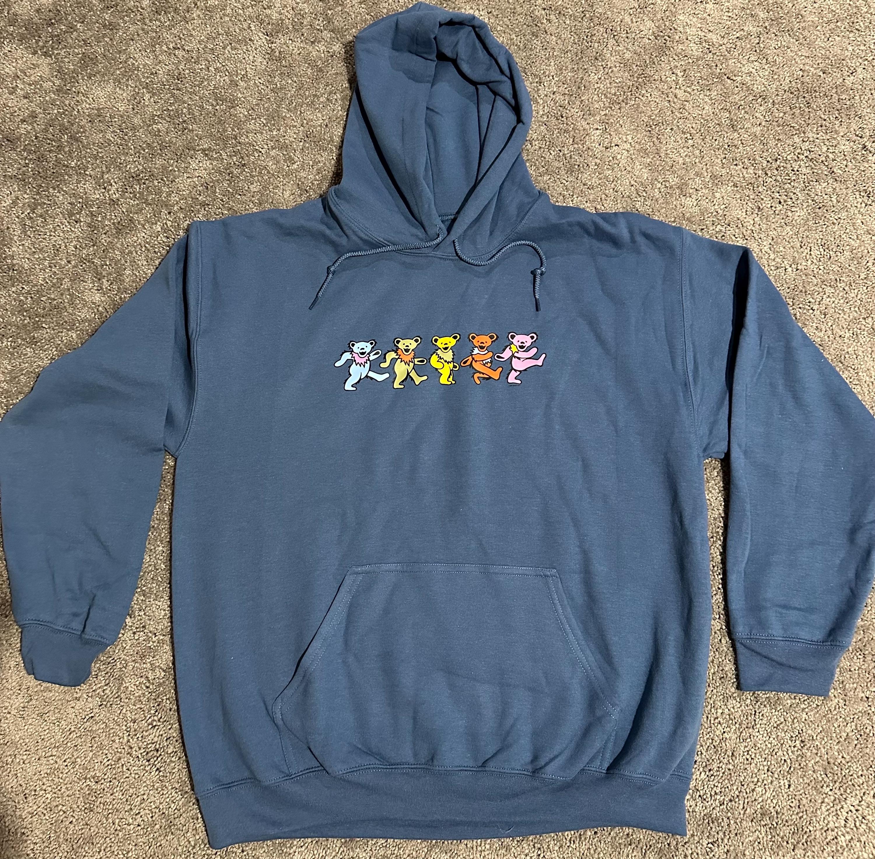 Grateful Dead Dancing Bear Hoodie Grateful Dead Sweatshirt