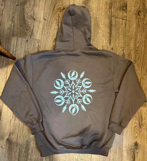 Grateful Dead Stealie Snowflake Hoodie Grateful Dead Sweatshirt