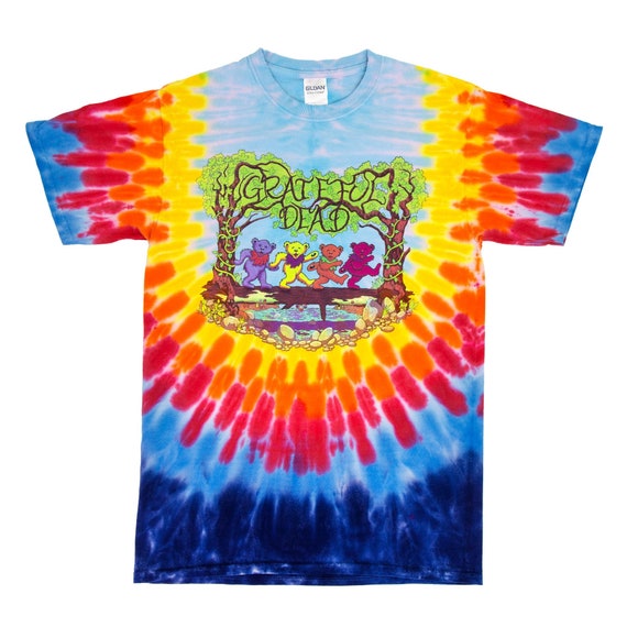 Grateful Dead Dancing Bears Tie Dye Shirt the Classic Dead - Etsy