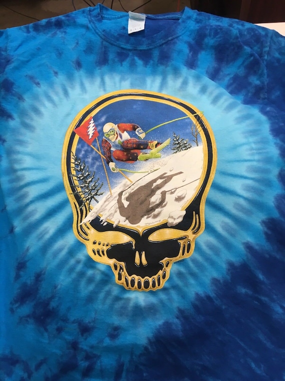 thumbnail image 2 of Grateful Dead Fire On The Mountain Bertha T-Shirt - Liquid Blue, 100% Cotton, Unisex S-2XL 2 of 3