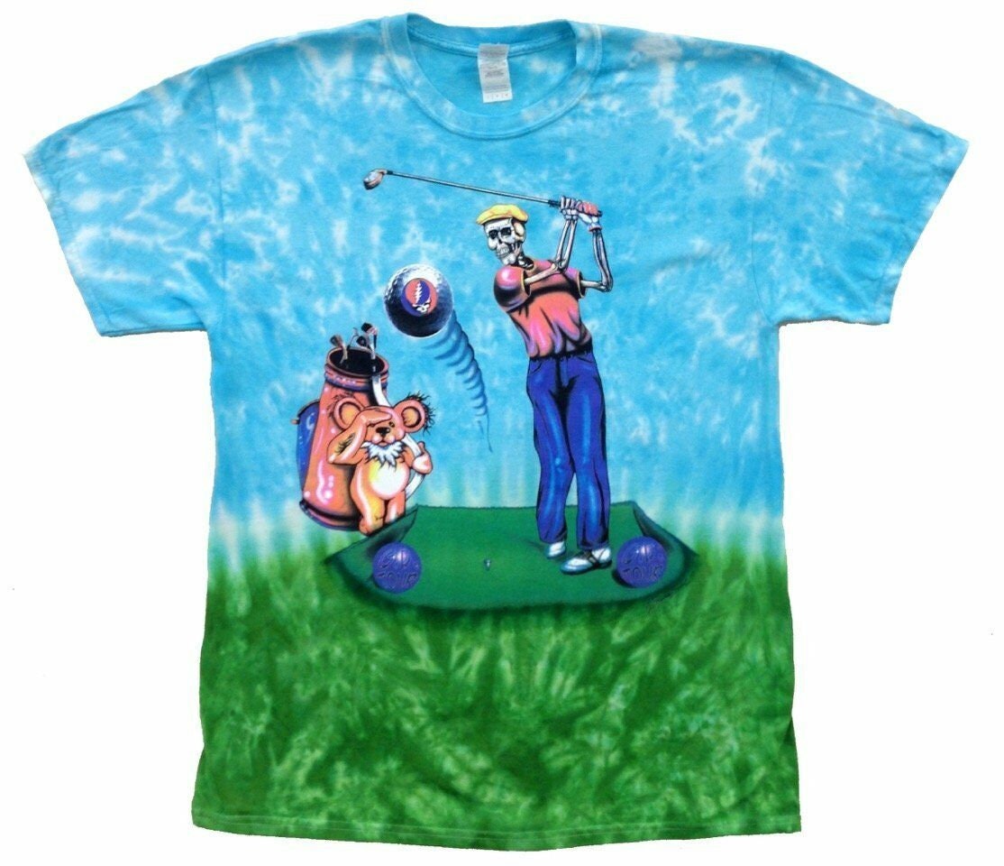 Grateful Dead Golfer Tie Dye Shirt Grateful Dead Washington DC RFK Tour  Shirt Reprint of RFK Dead Shows Golfing Dead Head Shirt Golfing - Etsy