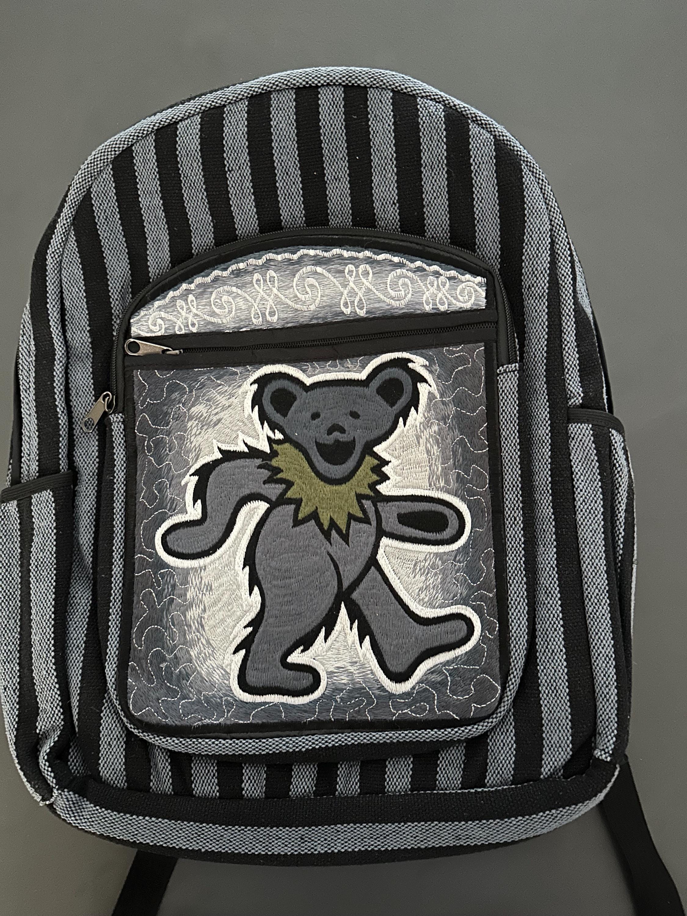 Grateful Dead Backpack - Dancing Bears Embroidered Dancing Bears