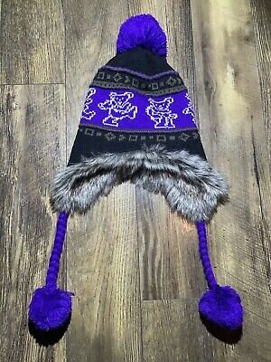 Grateful Dead Dancing Bear Hat | Dancing Bear Faux Fur Hat  display picture 3