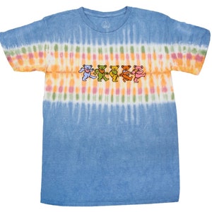 Grateful Dead Bear Track shirt -  New Grateful Dead shirt The Dancing Bears Kicking it - Dead Head Bears shirt Marching Bears   All sizes