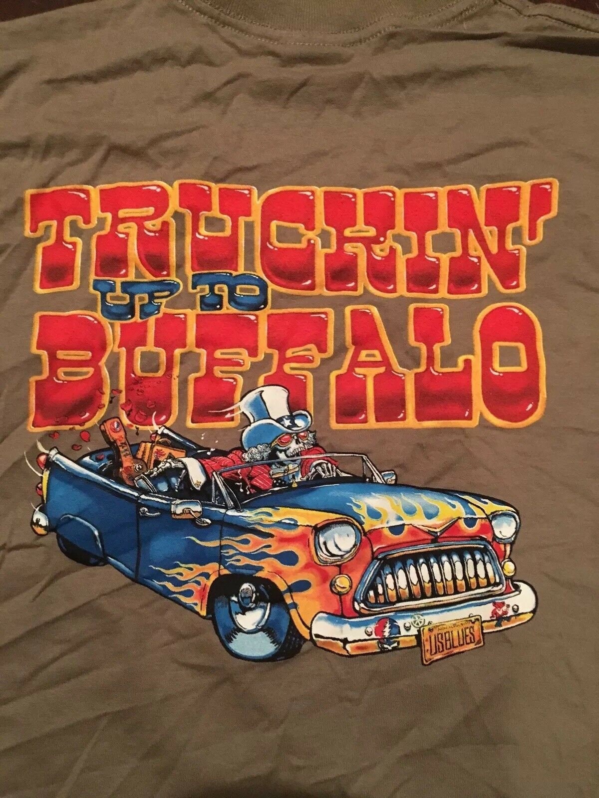 Grateful Dead Truckin to Buffalo Shirt - Grateful Dead Shirt