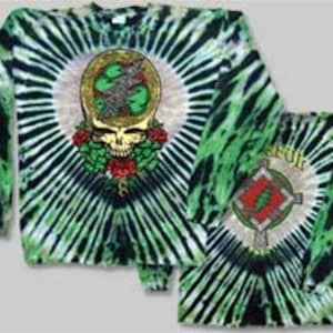 St Patrick's Day Grateful Dead Langarm Shamrock Shirt - Langarm Shamrock Grateful Dead T - Dead Longsleeve - Dead Shirt ( sm - 2XL)