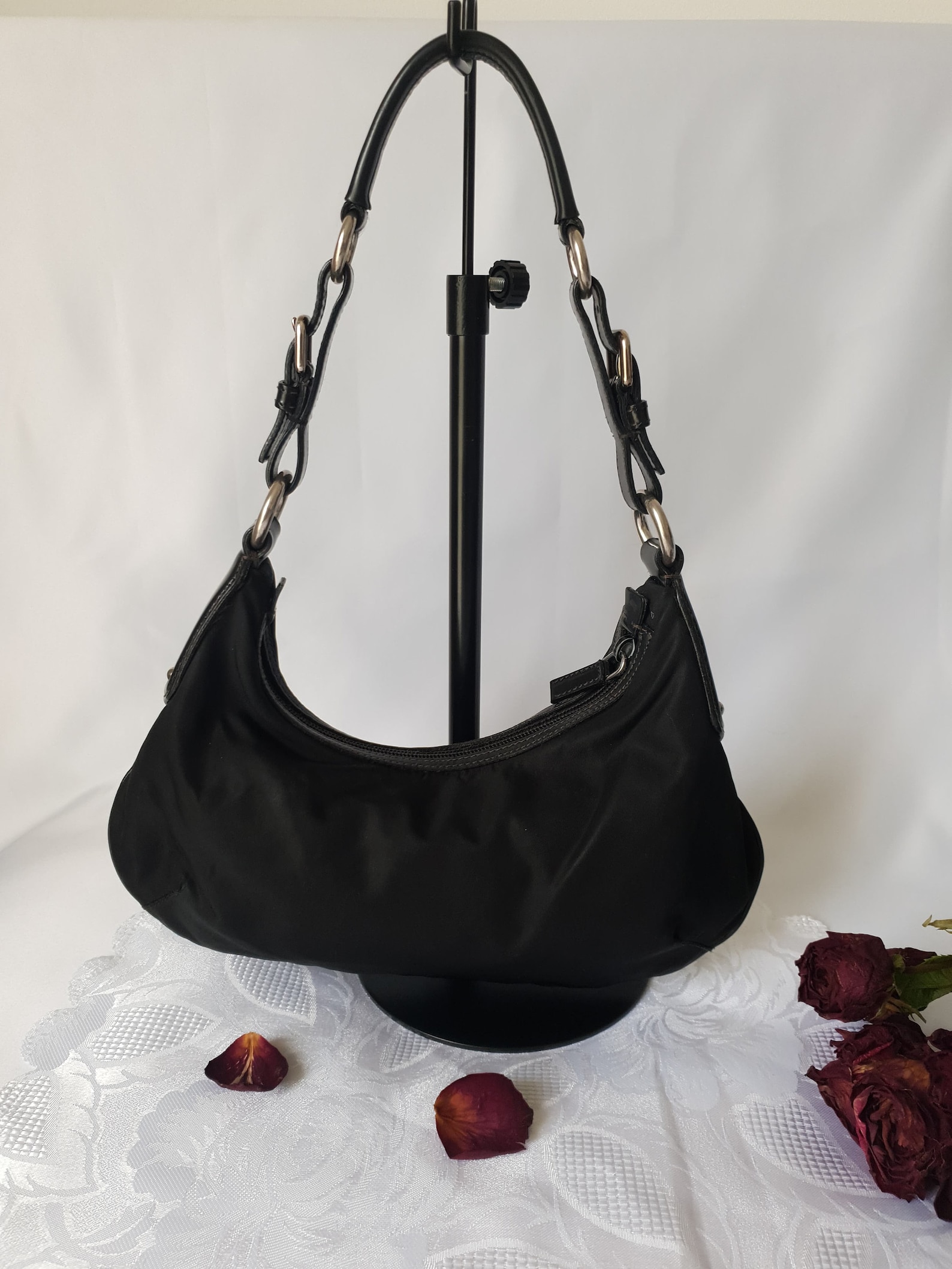 Prada Hobo Bag Nylon Vintage Stock