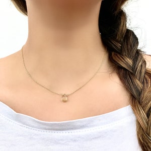 Champagne Quartz Teardrop Necklace,  Natural Quartz Choker Necklace, Gold Beaded Crystal Choker, Gold Dainty Gemstone Necklace