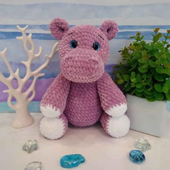 Plush hippo