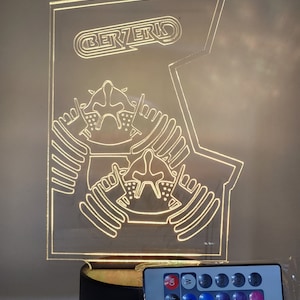Berzerk arcade Lighted LED Sign Lamp Display with remote (show it off)Atari 2600 steed
