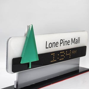 Twin Pines Mall Back to the Future Inspired Plaque - Etsy
